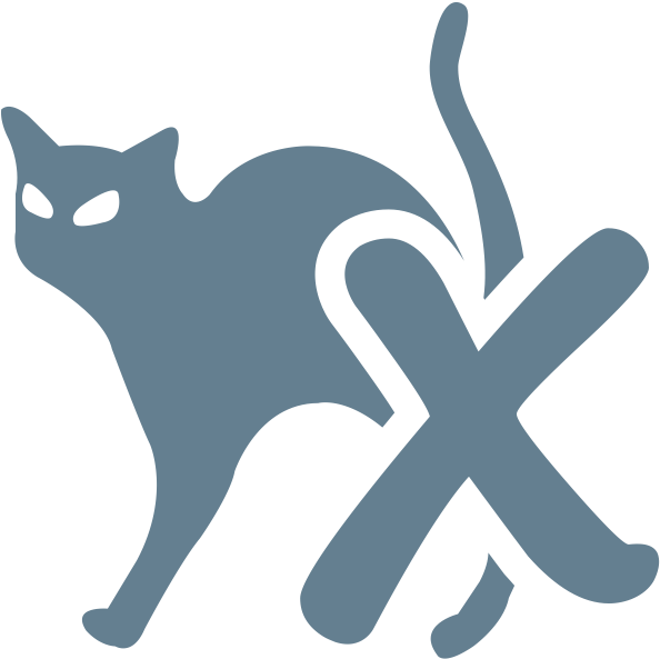 No Intruders - Black Cat Clipart (779x779), Png Download