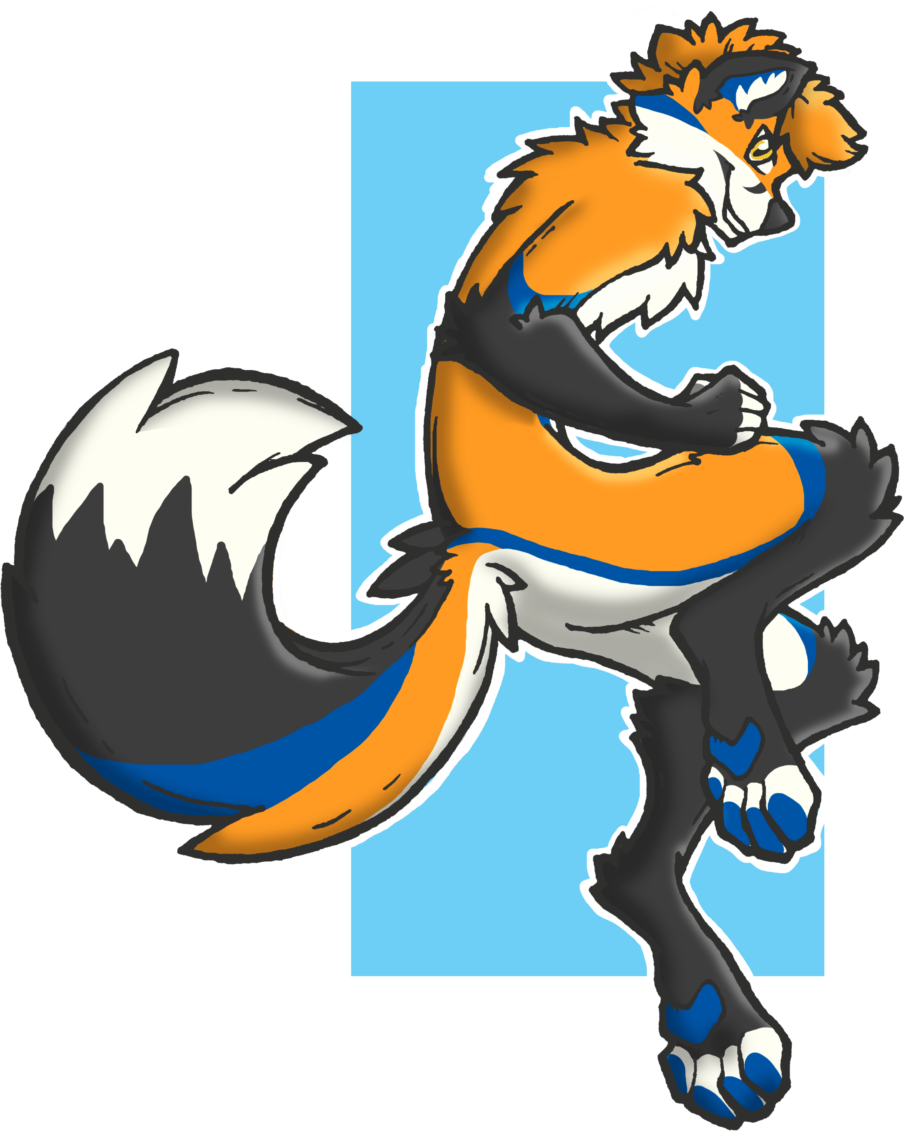 Parkour Faux - Fox Clipart (4000x4000), Png Download