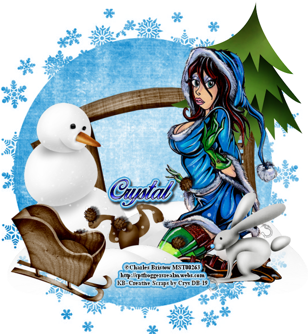 Here Snow Bunny - Cartoon Clipart (700x700), Png Download