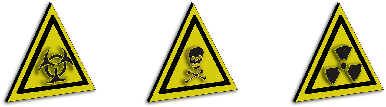 Biohazard Toxic Contaminative Png Image - Contaminante Png Clipart (1280x640), Png Download