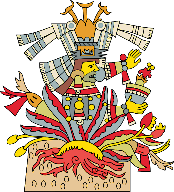 Mayahuel Goddess Clipart (600x661), Png Download