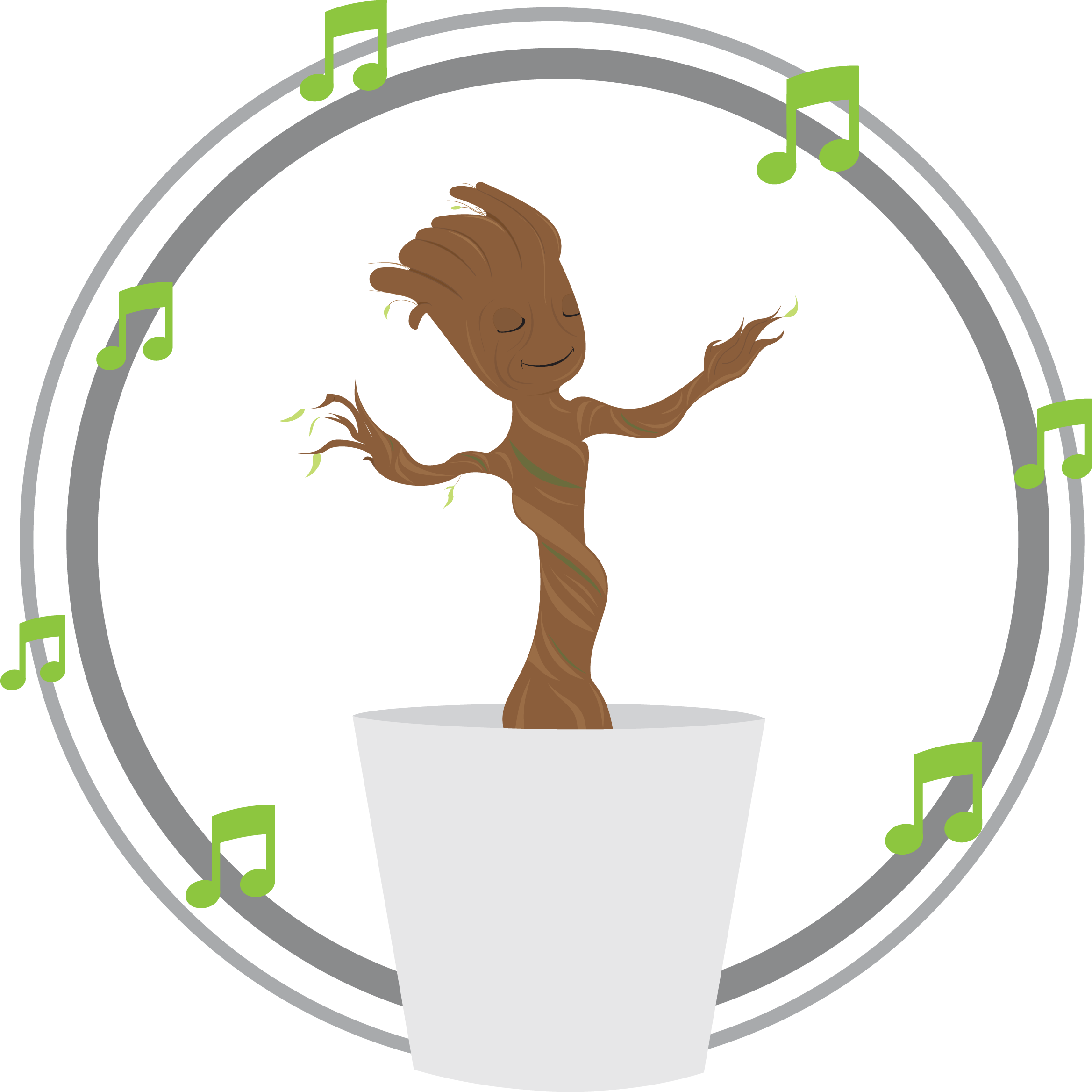 Baby Groot Dance Png Clip Art Freeuse Transparent Png (2337x2336), Png Download