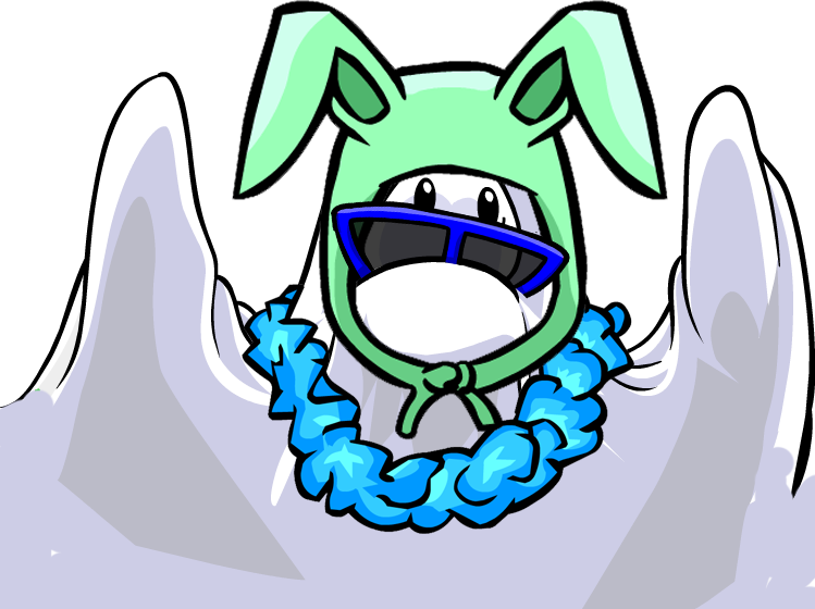 Pj Monster Custom - Bunny Ears Clipart (749x560), Png Download