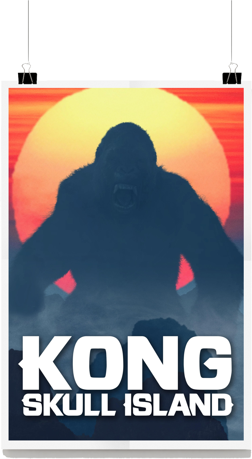 Kong Skull Island Post Credit Scene Clipart (934x1631), Png Download