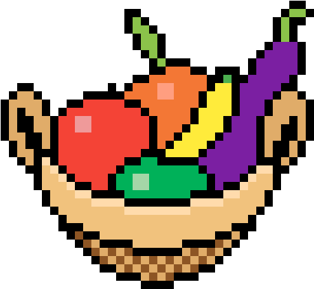Fruit Basket Clipart (1200x1200), Png Download