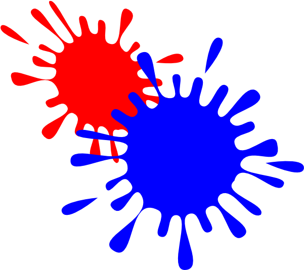 Jpg Royalty Free Library Ink Splash With Drops Clip - Png Download (600x542), Png Download