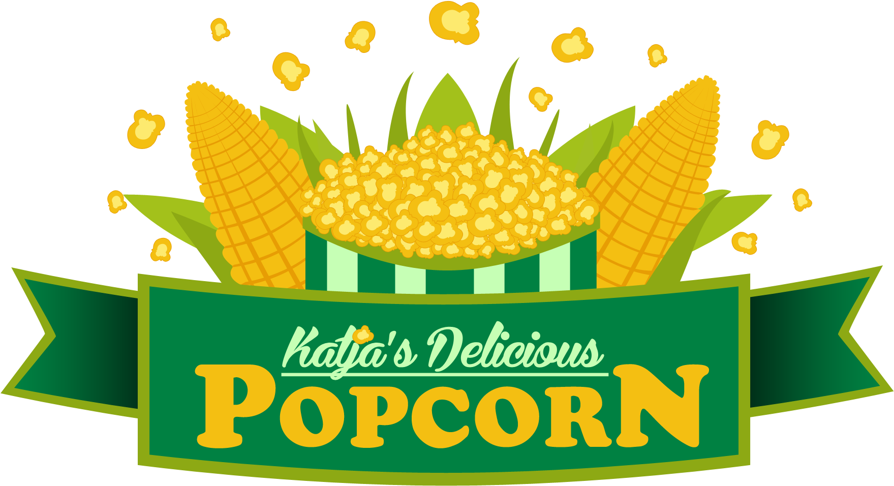 Katjas Delicious Popcorn Logo - Melbourne Clipart (1920x1080), Png Download