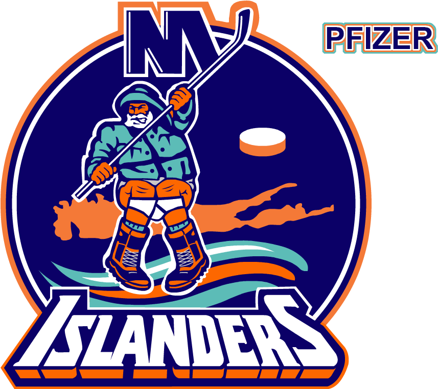Btlnhl - New York Islanders Logo History Clipart (1064x798), Png Download