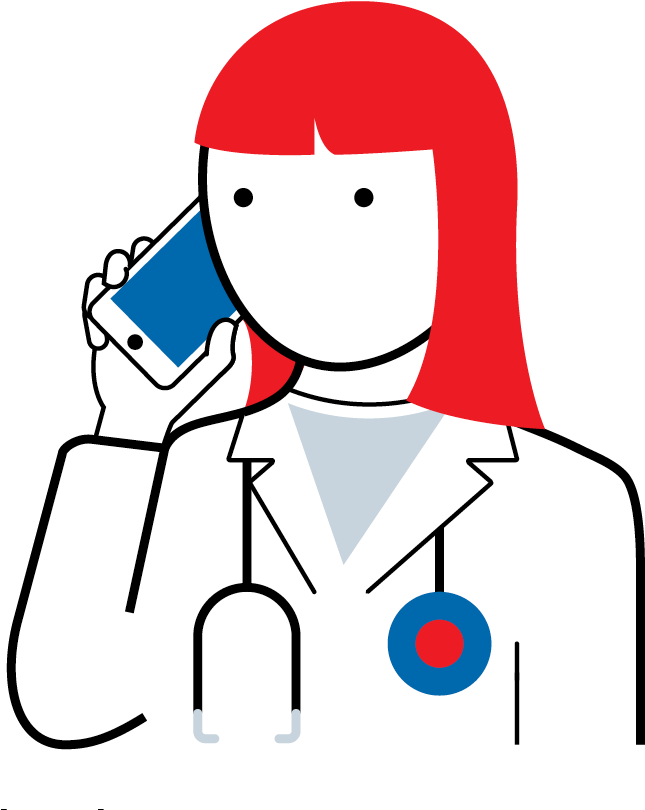 The Practice Utilises Telephone Assessment And Treatment - Cartoon Clipart (945x950), Png Download