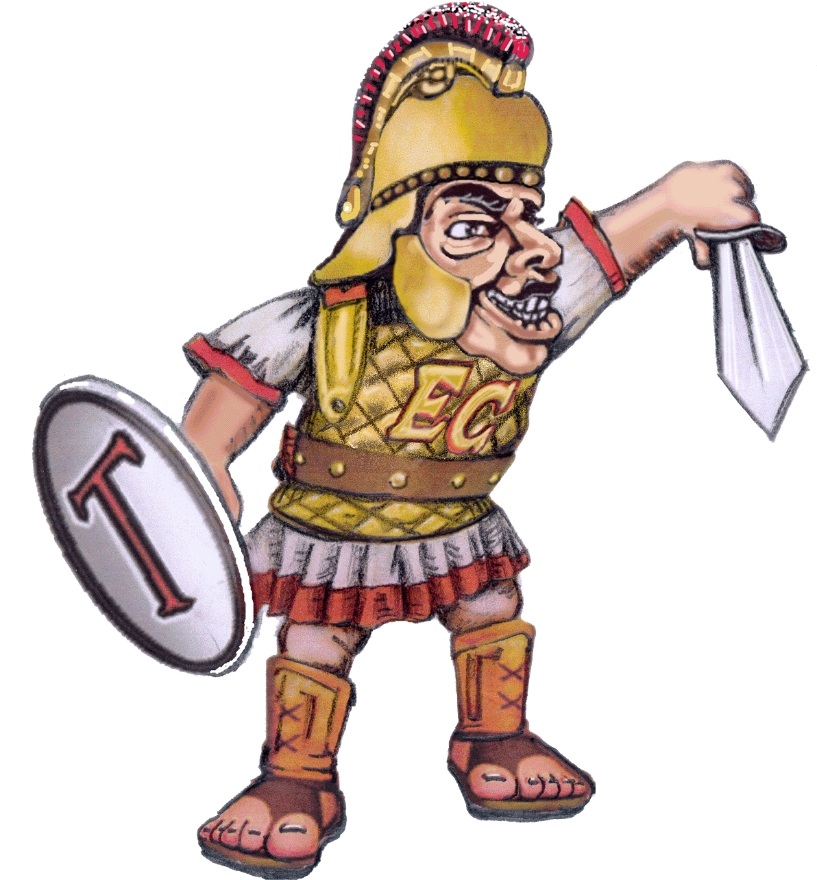 Trojan Basketball Clipart Gif Trojan Basketball Clipart - Cartoon - Png Download (1238x1343), Png Download