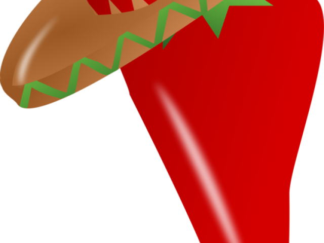 Chili Clipart Mexico Background - Clip Art - Png Download (640x480), Png Download