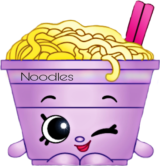 Vote This Cutie, Thanks Noodle Cute Sticker Clipart (653x677), Png Download