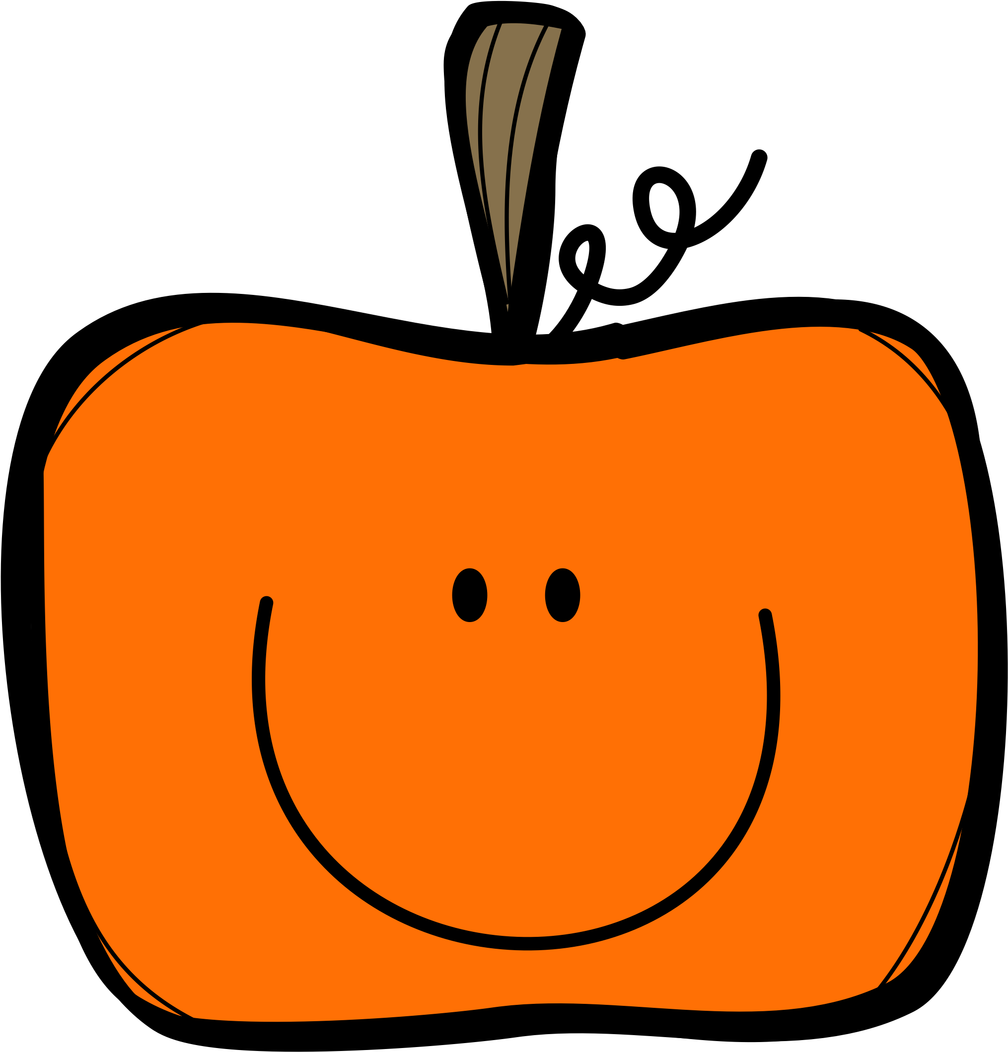 Grand Ridge School - Erster Geburtstags-kürbis-aufkleber Runder Aufkleber Clipart (2291x2250), Png Download