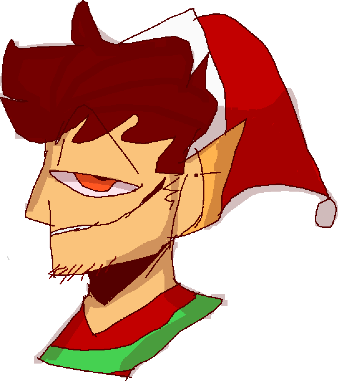 Elf Drawin By Skully-yt Clipart (1200x1400), Png Download