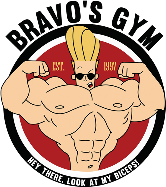 Johnny Bravo T Shirt Clipart (800x693), Png Download