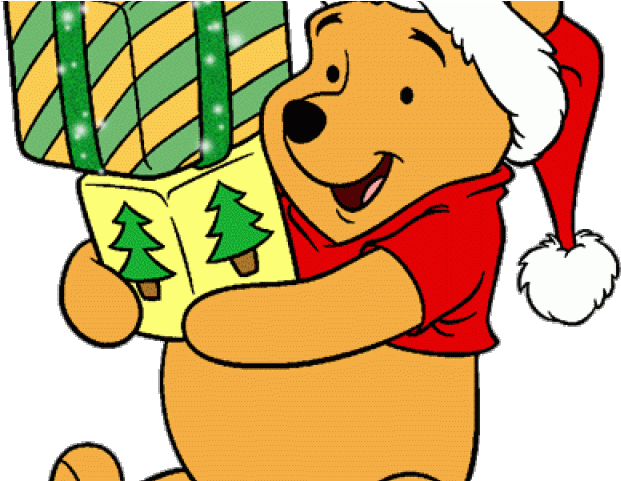 Winnie L Ourson Noel Clipart (640x480), Png Download