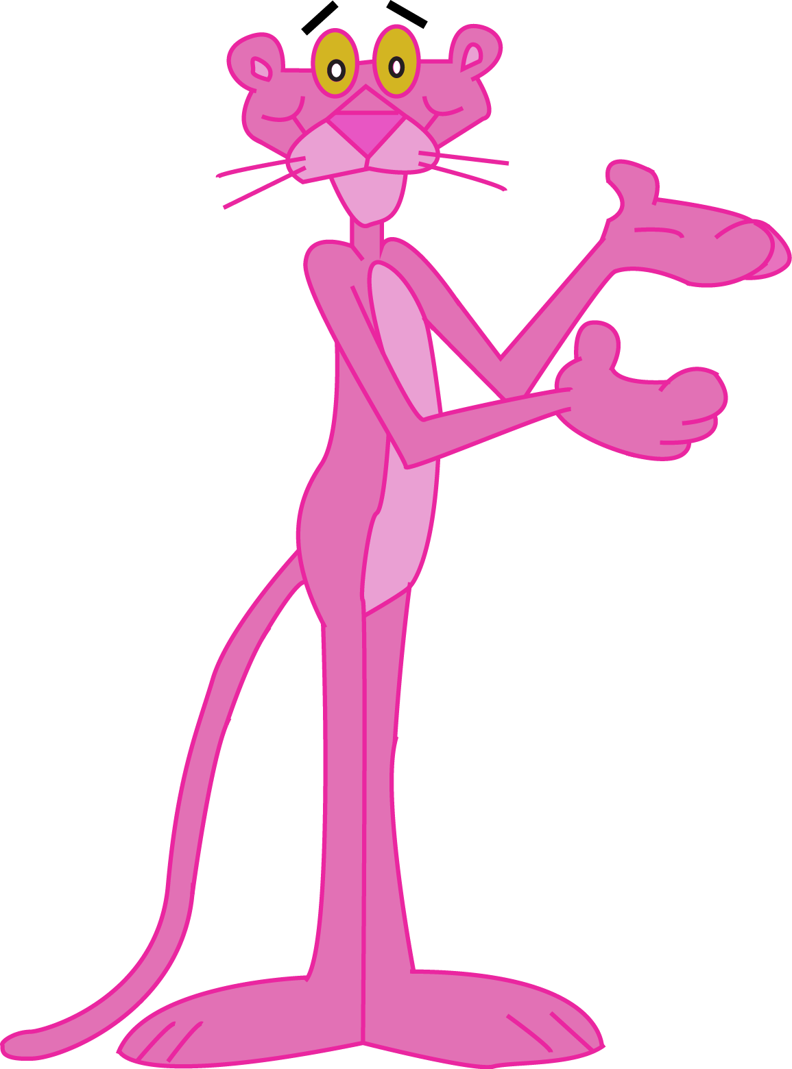 Pink Panther Clipart (1155x1560), Png Download