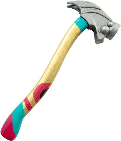 Brisez La Glace - Pink Hammer Clipart (1000x1000), Png Download