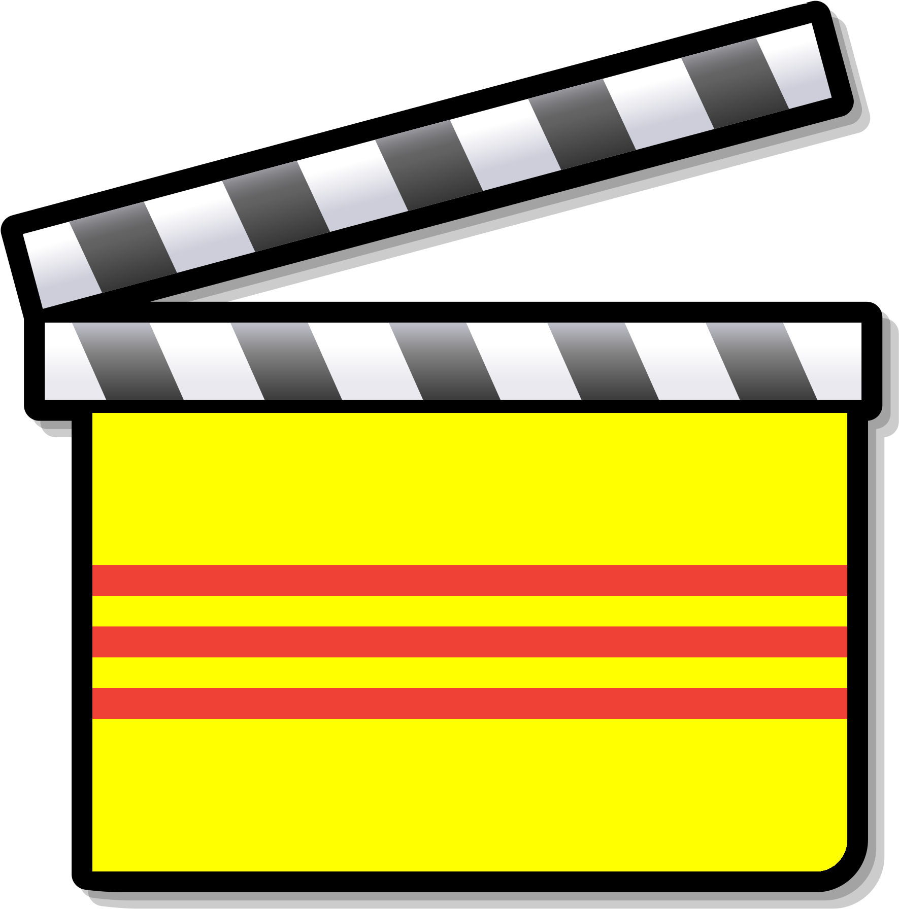 South Vietnam Film Clapperboard Clipart (2000x2000), Png Download