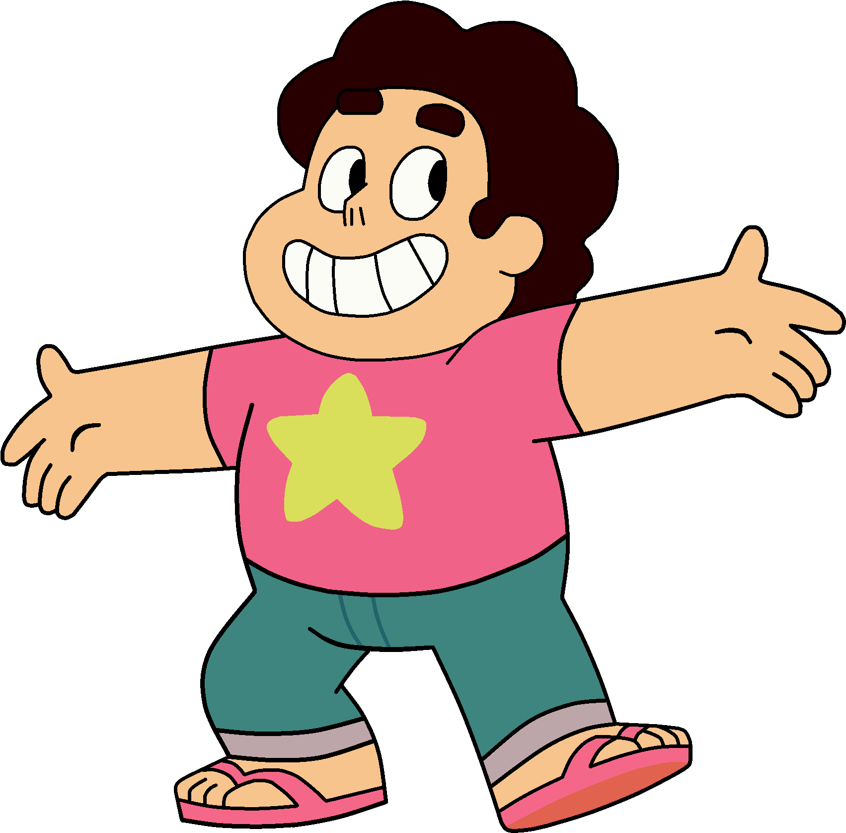 Steven Ug Palette - Steven Universe Characters Clipart (1728x1716), Png Download