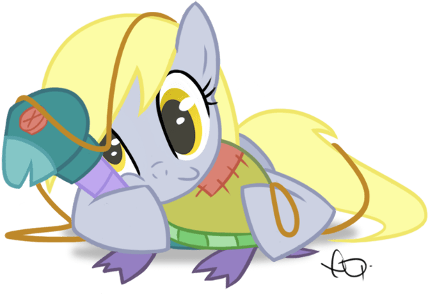 Tortoise And The Mare By Yikomega - Derpy Hooves Clipart (720x504), Png Download