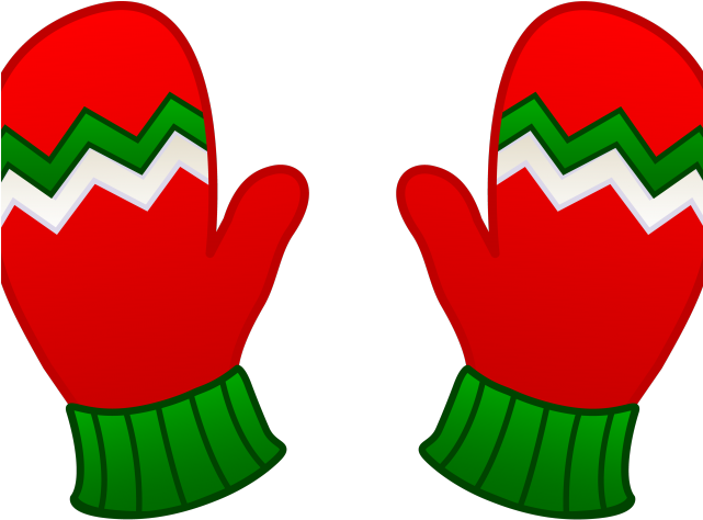 Gloves Clipart Woolen Cap - Mitten Clipart - Png Download (640x480), Png Download