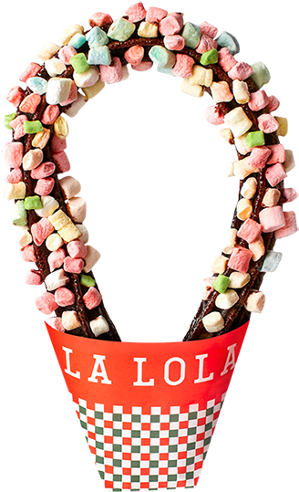 Lola Loops With Mallows - Polka Dot Clipart (555x555), Png Download