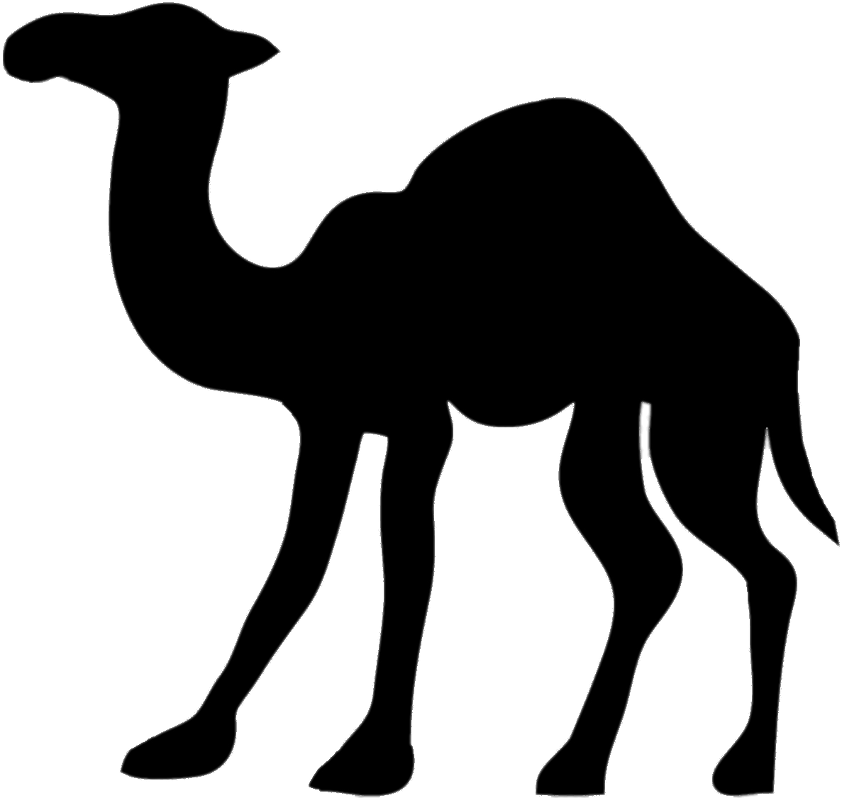 Camel - Camel Stencil Clipart - Full Size Clipart (#1989264) - PinClipart