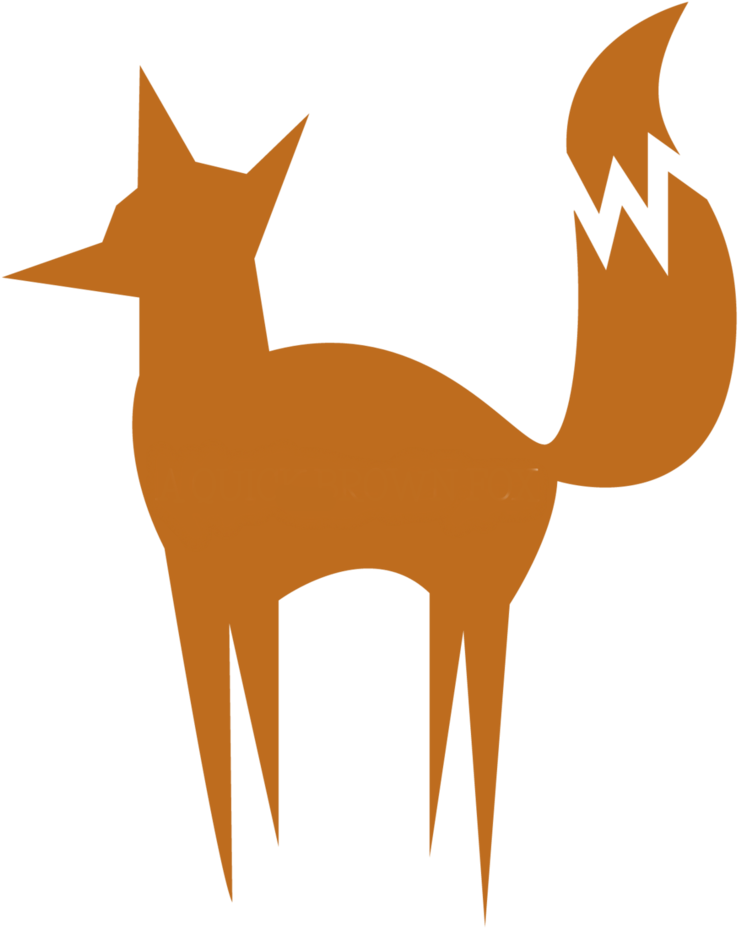 A Quick Brown Fox Clipart (1000x1187), Png Download