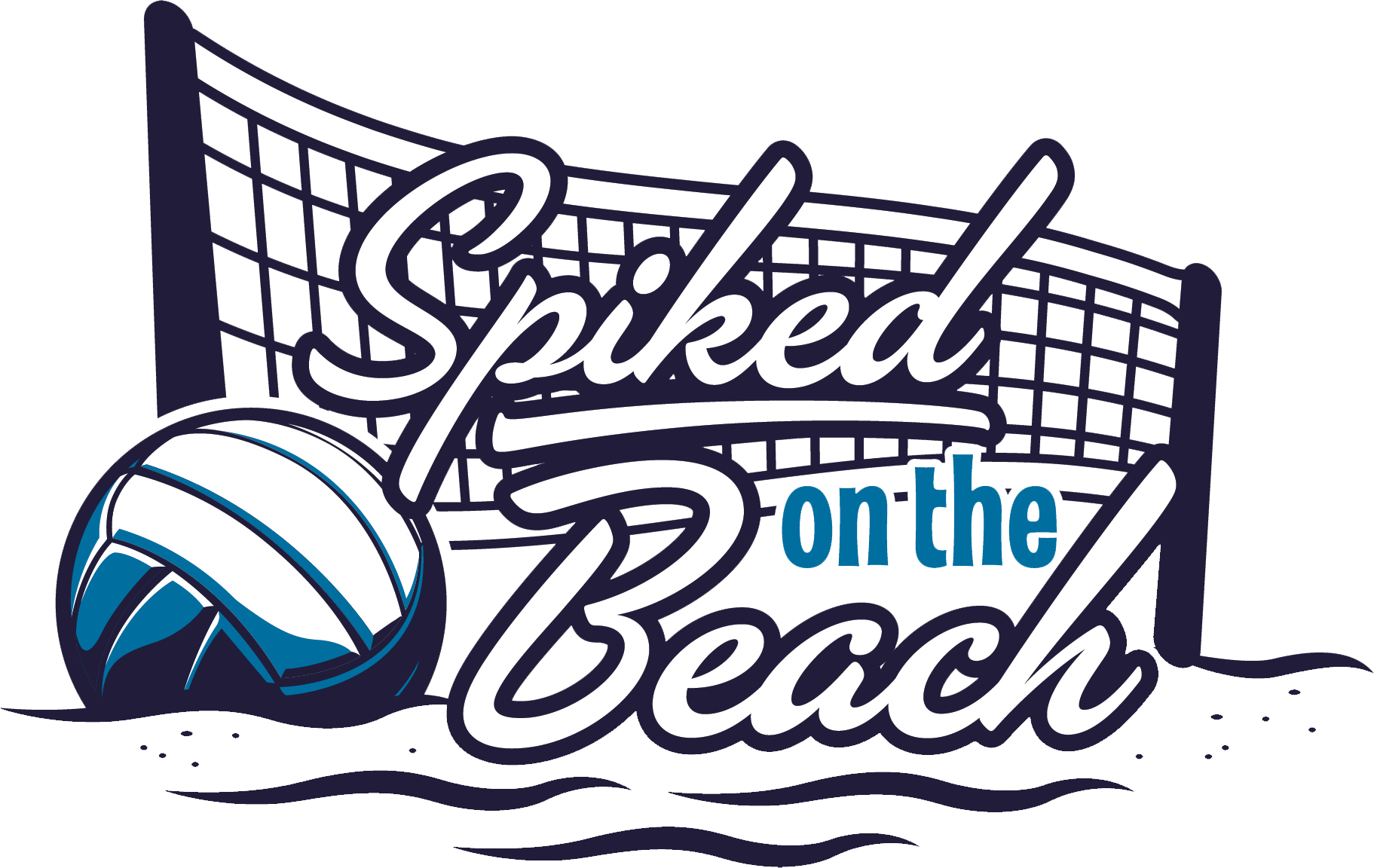 Spiked On The Beach Clipart (1823x1152), Png Download