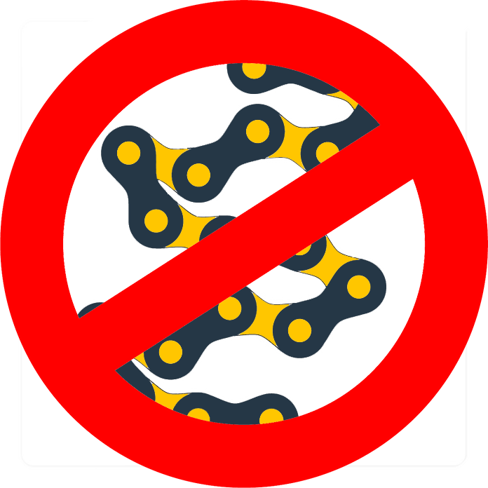 Brake Disc Icon Bike Wheel Icon Must Not Use On Chain - Icon Clipart (696x696), Png Download