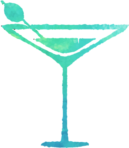 Martini Glass Clipart Martini Water Glass - Clip Art - Png Download (900x900), Png Download