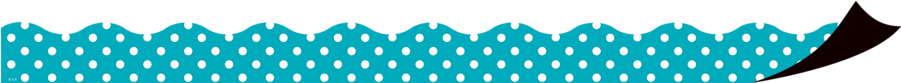 Teal Polka Dots Magnetic Borders Alternate Image A - Teacher Created Resources Magnetic Border Clipart (900x900), Png Download