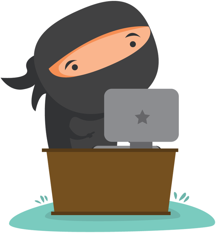 Each Ssc Lecihhardt Techninjas Has Been Allocated A - Ninja Mascot Set 2 Clipart (800x800), Png Download