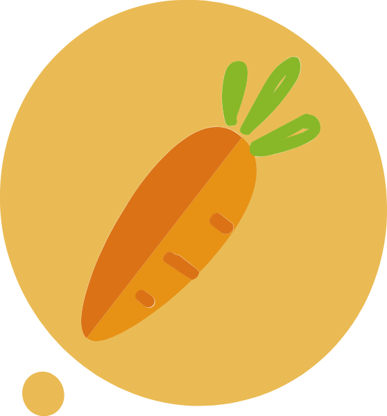 Radish Carrot Vegetables Fruits Sticker - Carrot Clipart (558x600), Png Download
