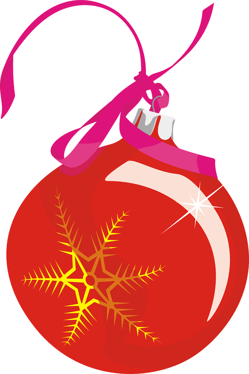 Ornament Christmas Ball - Christmas Ball Drawing Clipart (853x1280), Png Download