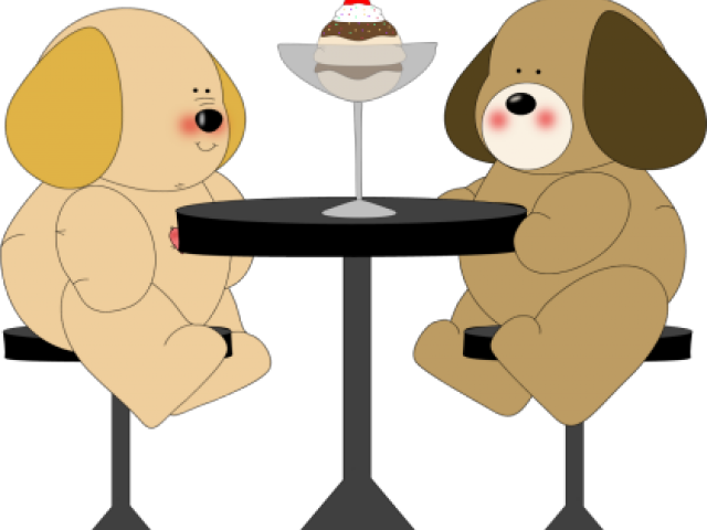 Dog Clipart Ice Cream - Dog With Ice Cream Art - Png Download (640x480), Png Download