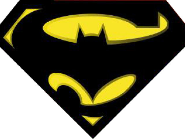 Superman Vs Batman Sign Clipart (640x480), Png Download