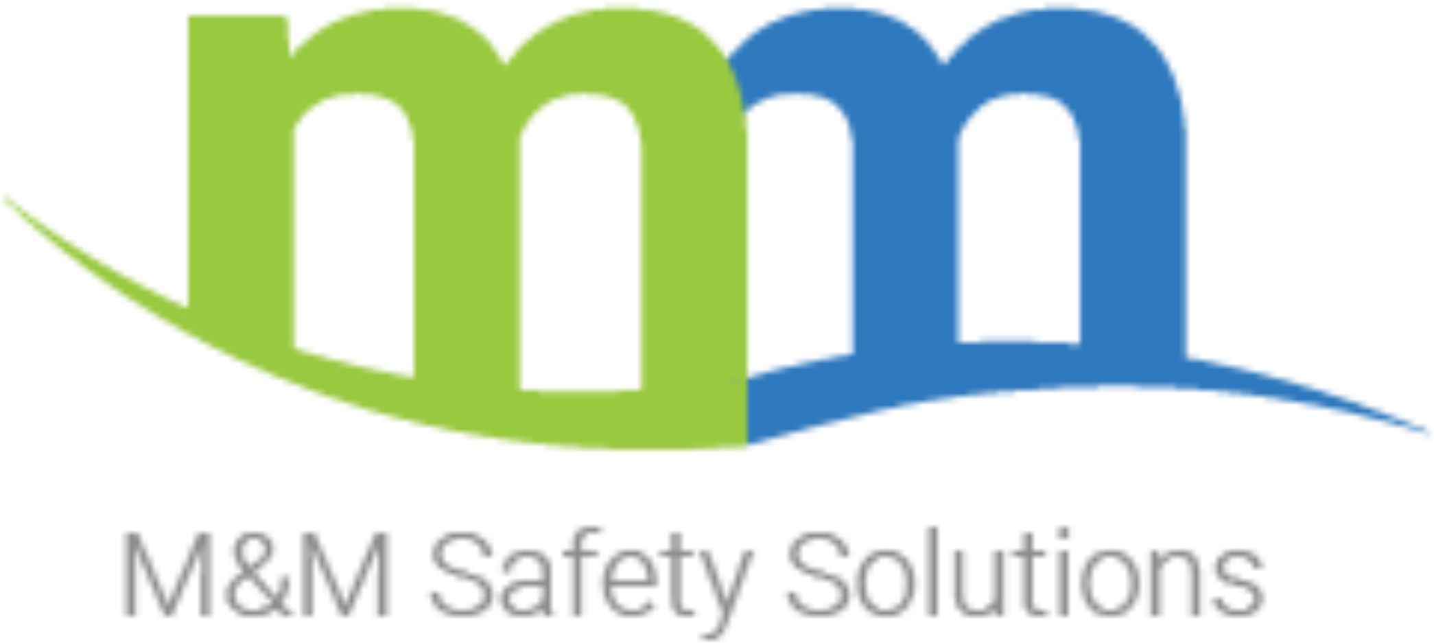 M&m Safety Solutions - Logo Clipart (2600x1282), Png Download