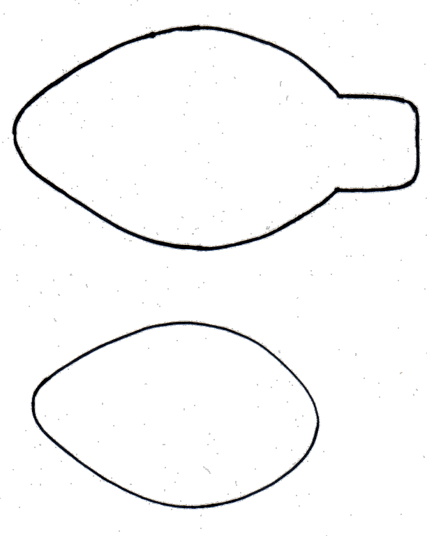 Bulb Patterns Click Here To Print Pattern - Line Art Clipart - Full ...