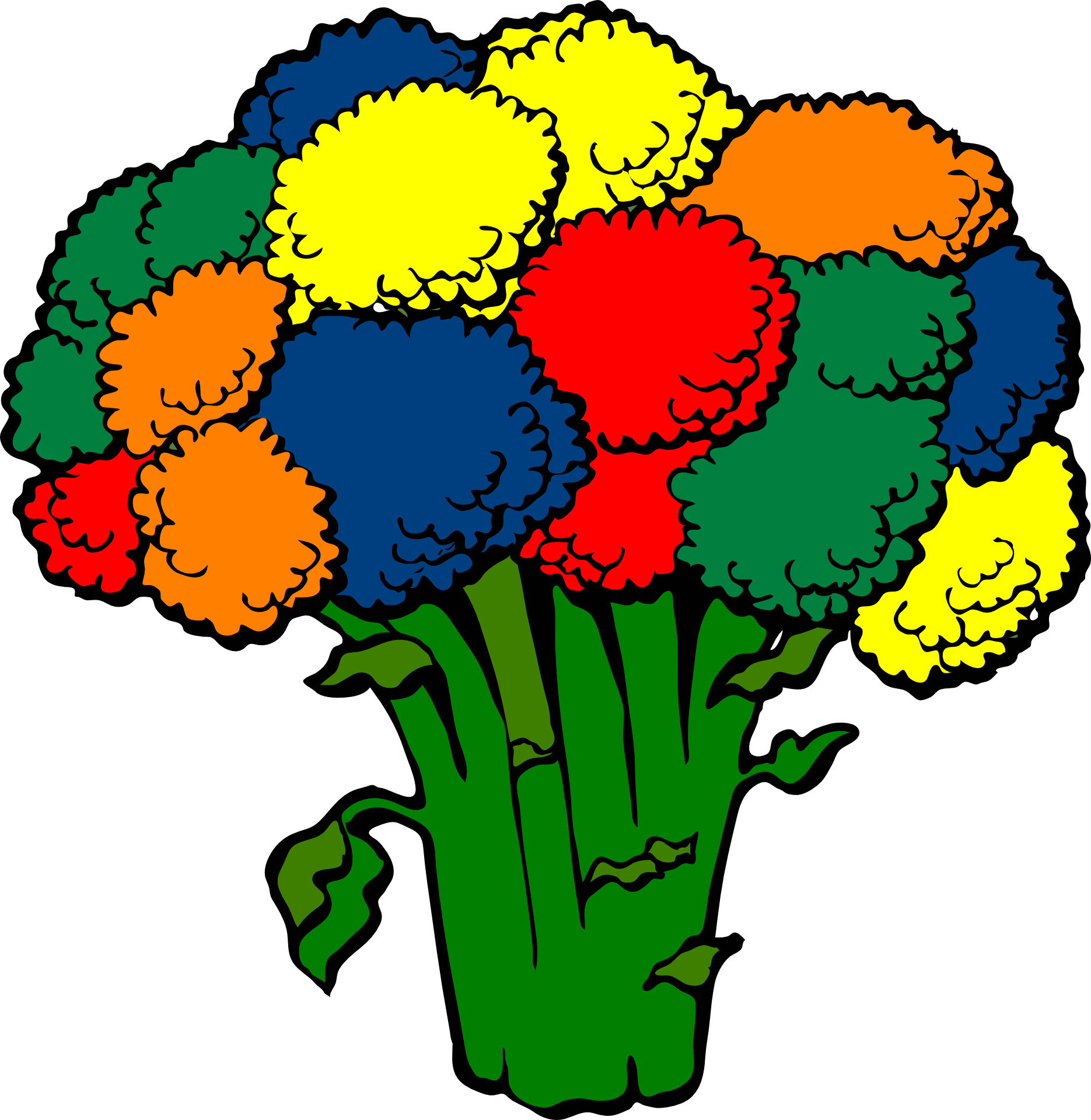 Broccoli Clip Art - Png Download (582x598), Png Download