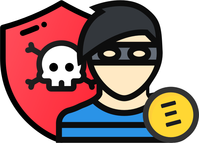 How To Protect Yourself From Phishers - Cartoon Clipart (676x487), Png Download