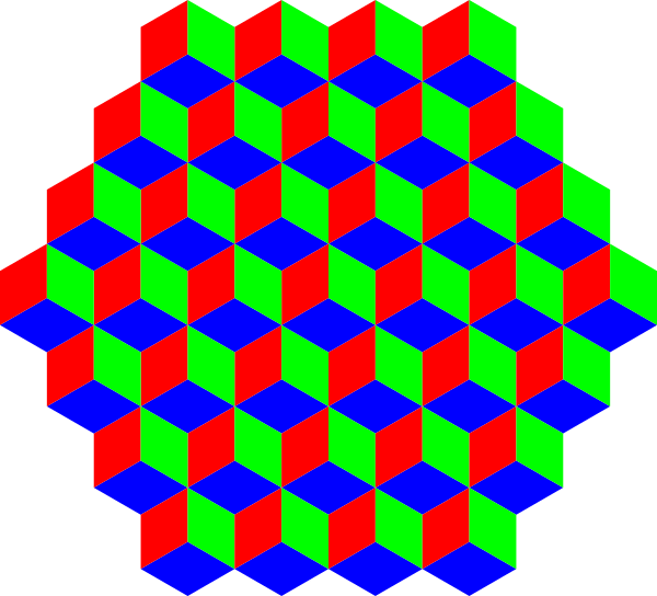 3d Hexagon Clipart 2 By Matthew - Png Download (600x544), Png Download