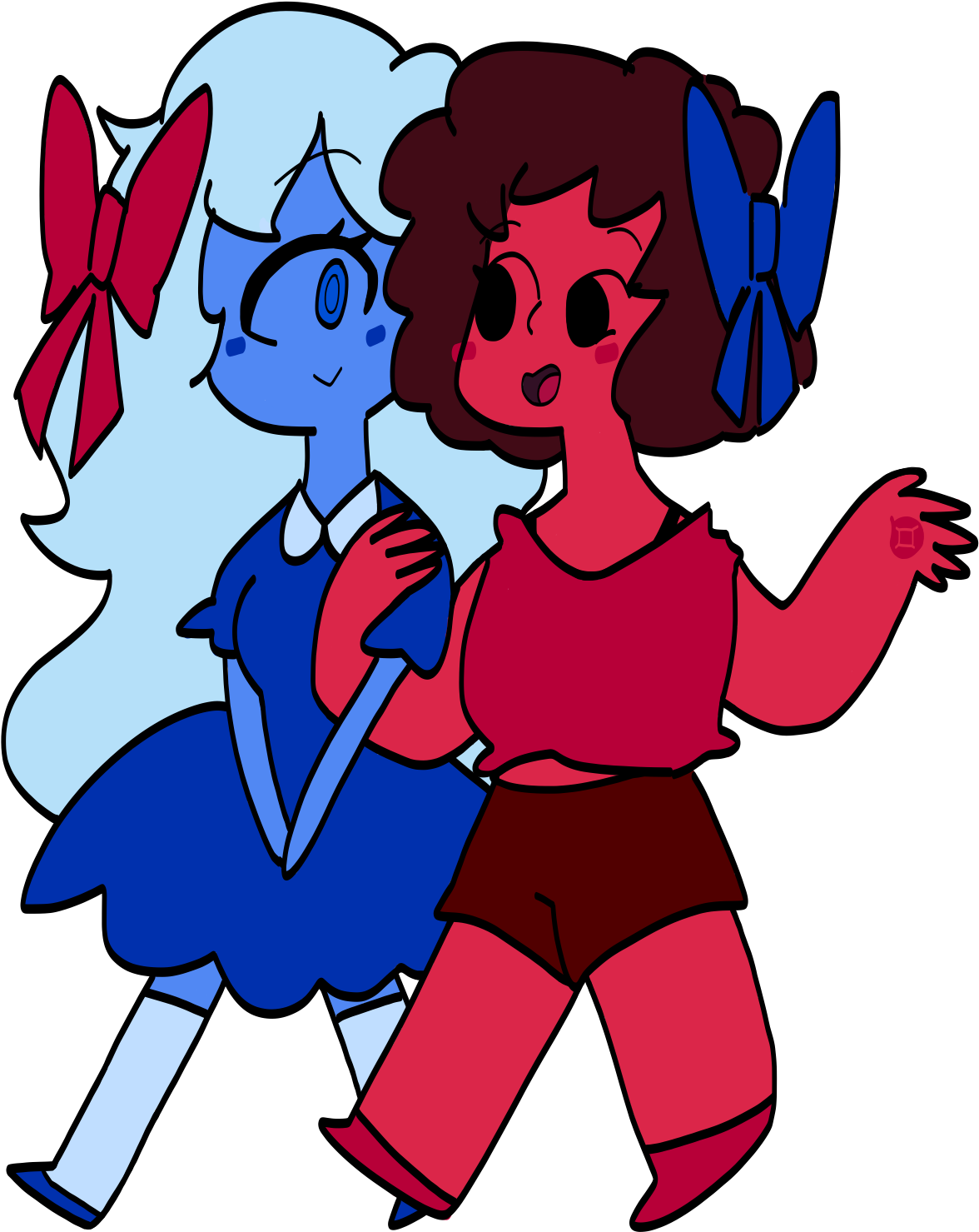 Fanarttiny Sweethearts - Blue Clipart (2048x1536), Png Download