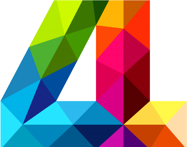 Five Clipart Colourful - Png Download (640x480), Png Download