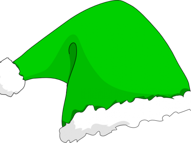 Santa Hat Clipart Snata - Santa Claus Hat Drawing - Png Download (640x480), Png Download