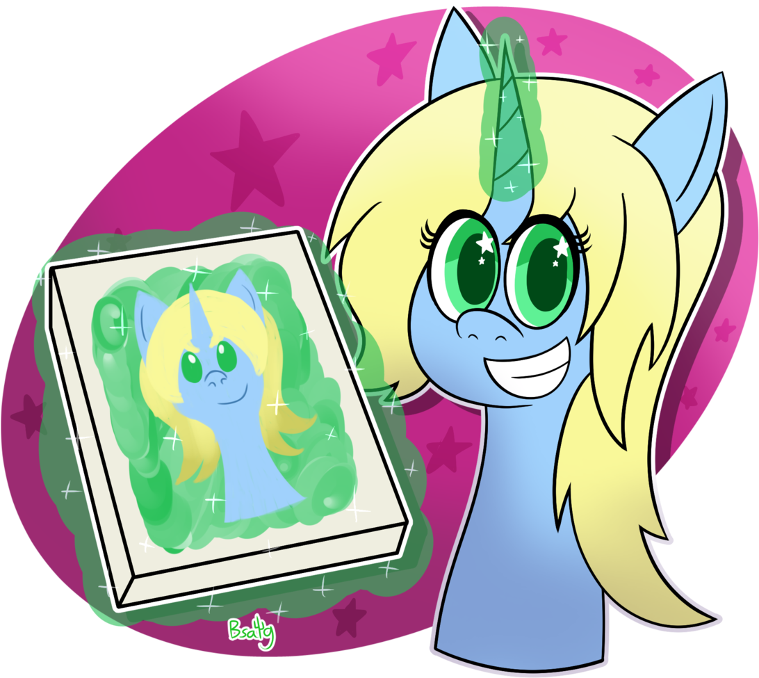 Bsalg93, Floating, Glowing Horn, Magic, Oc, Oc - Cartoon Clipart (1138x1024), Png Download