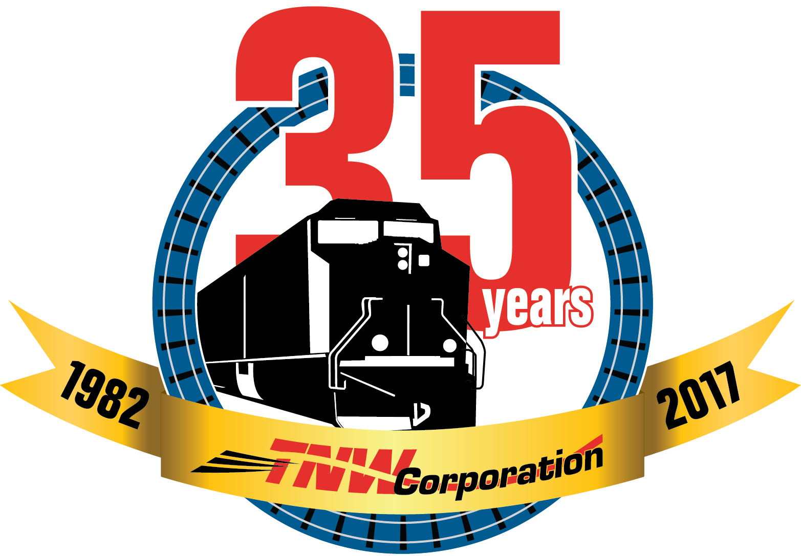 35th Anniversary Of Short Line Railway Clipart (1565x1087), Png Download
