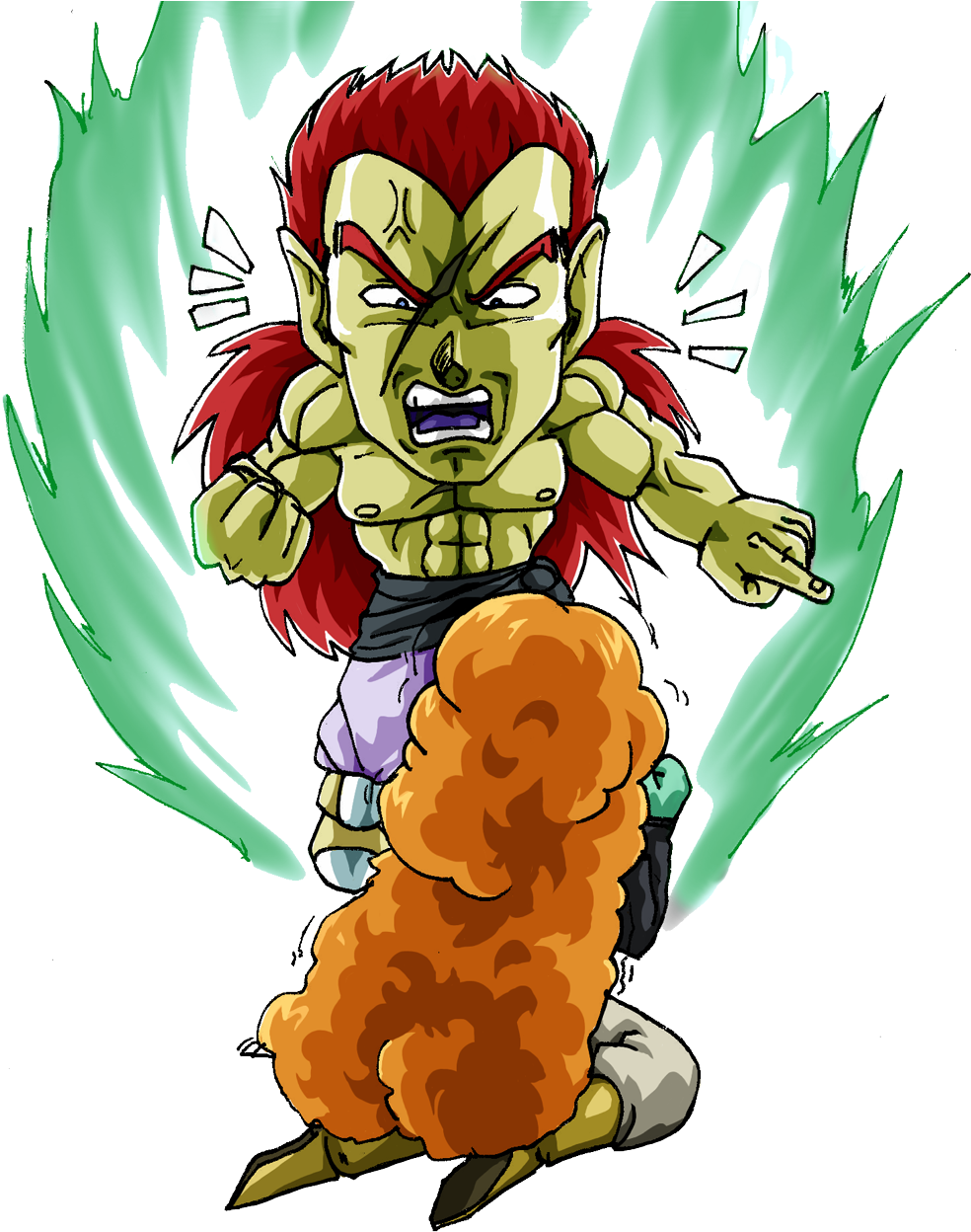 Chapter - Bojack And Zangya Clipart (1000x1248), Png Download