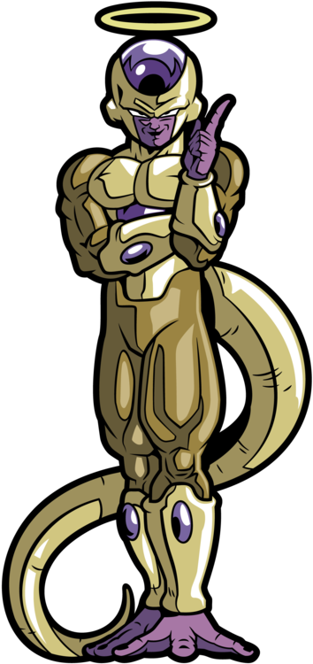 Golden Frieza Clipart (585x1024), Png Download